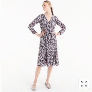 J. Crew floral paisley dress